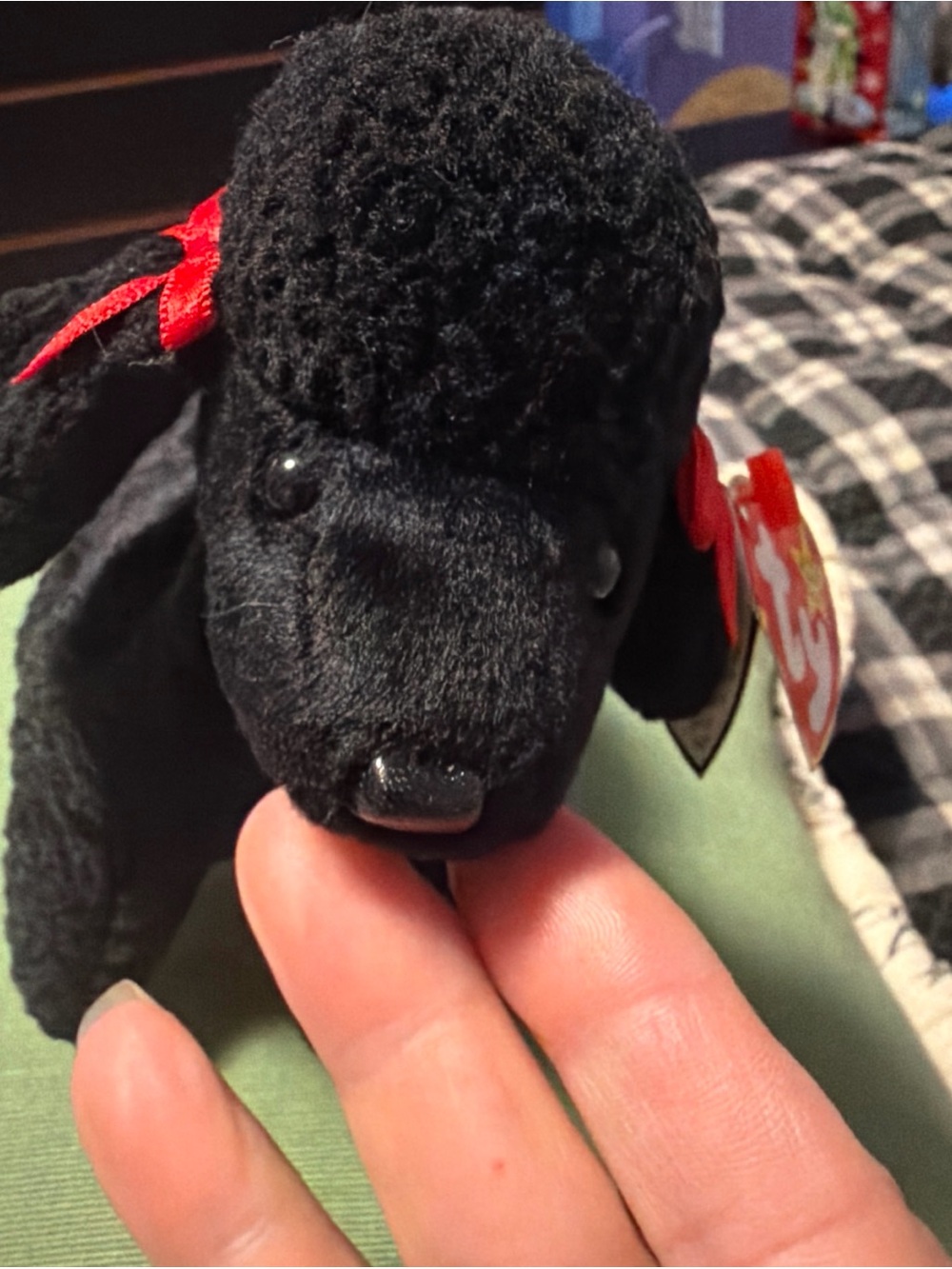 Gigi TY Beanie Baby 1997 1998 Poodle with *Tag Anomalies* Retired - Picture 3 of 9